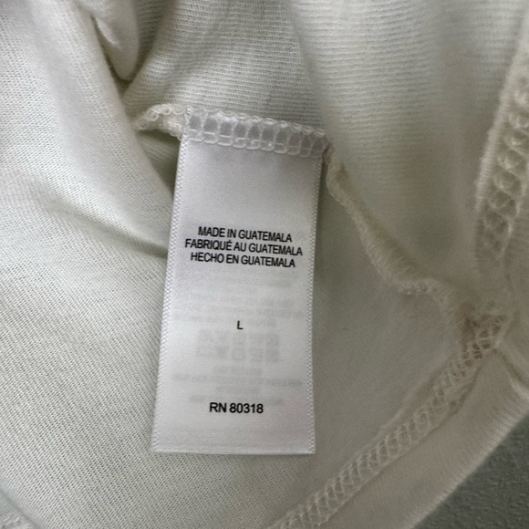 NWT Lucky Brand Janis Joplin Graphic T-Shirt in Marshmallow White Size Large - Picture 8 of 10